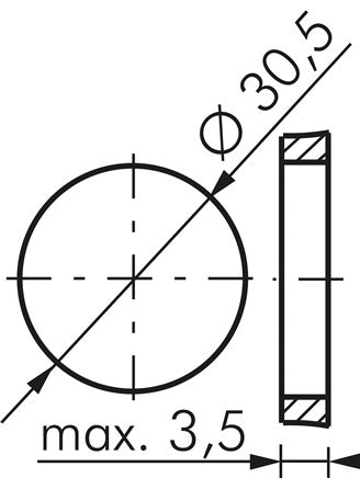 Vanne 3/2 voies G 1/4", bouton poussoir noir