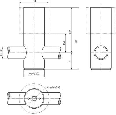 Feststellpatrone einzeln für ISO15552-Zylinder Ø 50mm