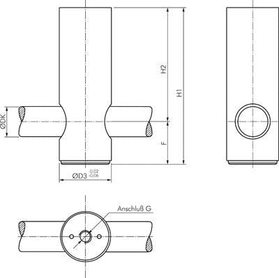 Cartouche de verrouillage pour tige de piston de 8 mm