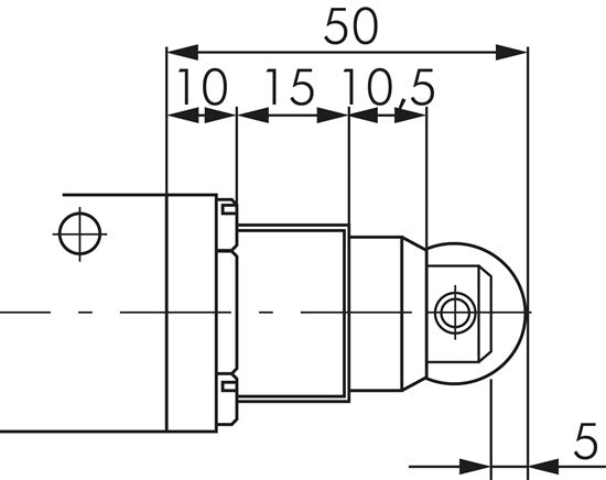 5/2-Wege-Endschalter, G 1/4", Rolle, Edelstahl